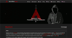 Desktop Screenshot of blackarch.org